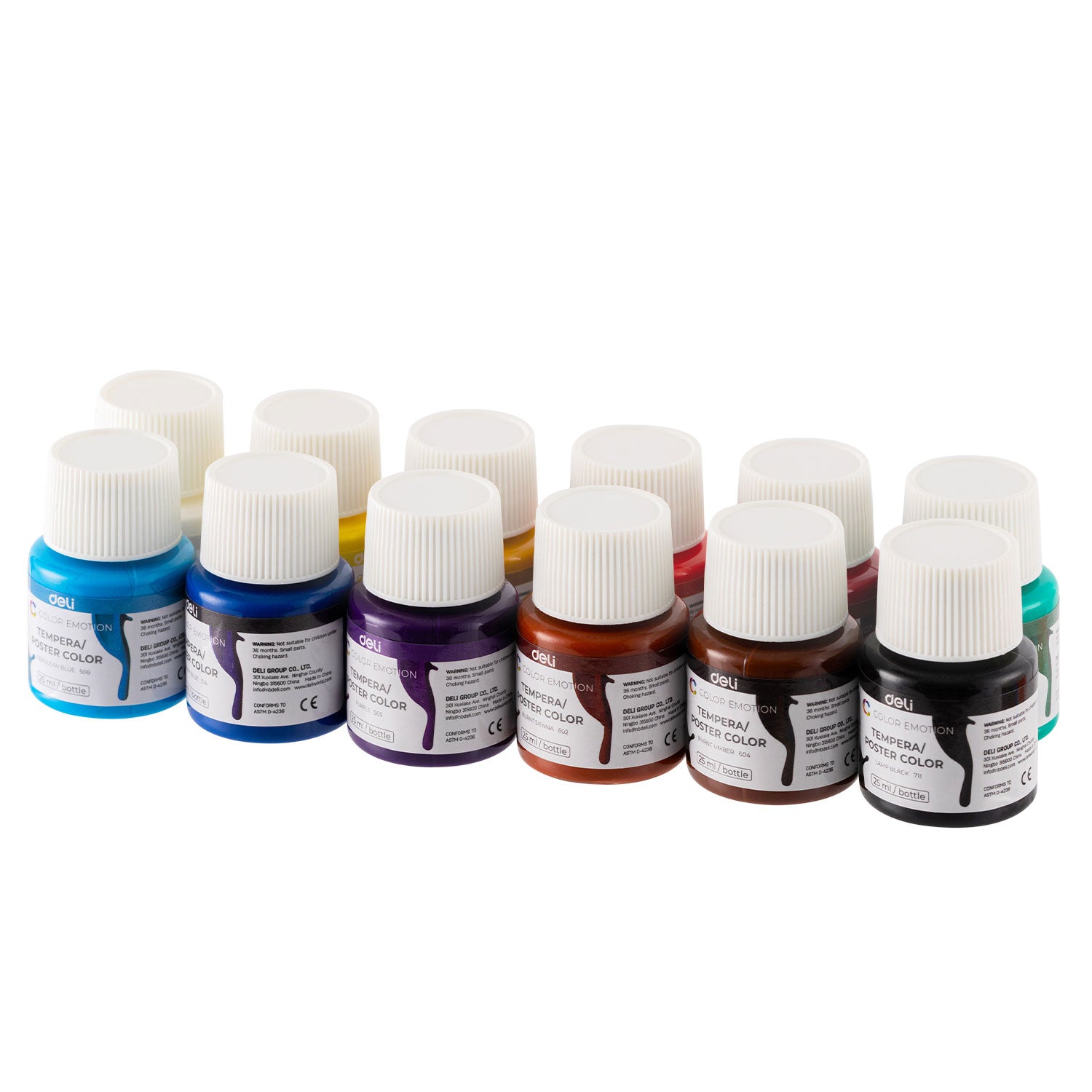GUASE 12 CULORI 25ML COLOR EMOTION DELI GUASE 12 CULORI 25ML COLOR EMOTION DELI